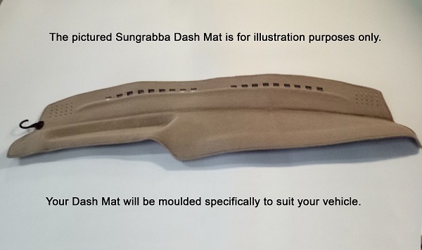 Sungrabba Dash Mat To Suit Toyota Landcruiser 70-75-78-79 Series 2009-2021