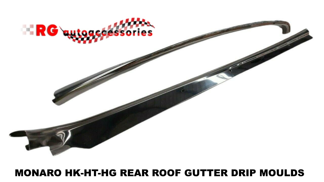 MONARO REAR GUTTER STAINLESS MOULDS
