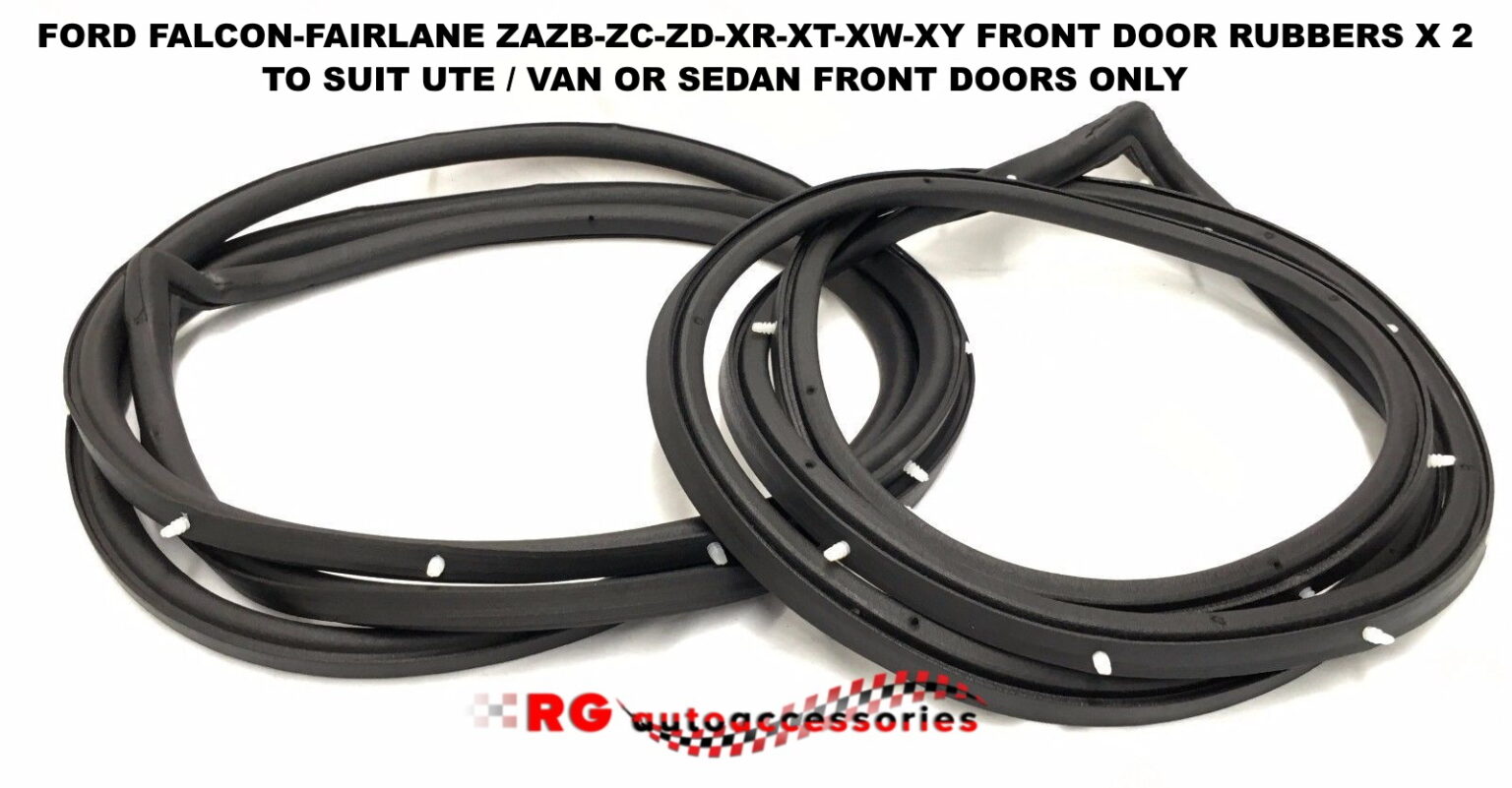 FORD FALCON FAIRLANE ZA ZB ZC ZD XR XT XW XY FRONT DOOR RUBBER SEALS