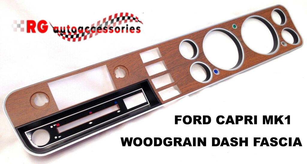 FORD CAPRI MK1 3000 GT 1600 RS2600 XL WOOD GRAIN DASH FASCIA AND