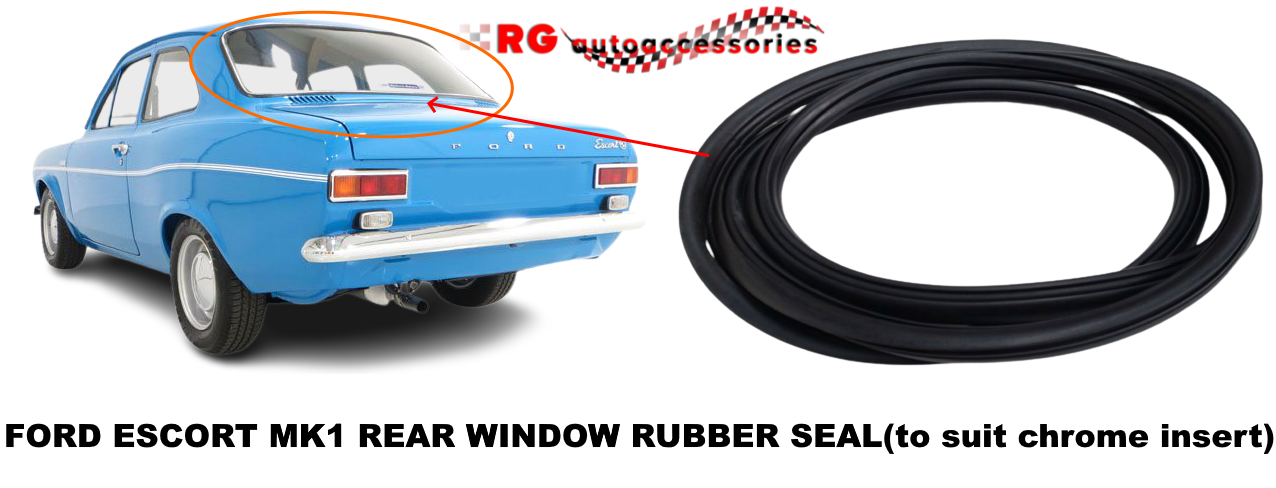 FORD ESCORT MK1 REAR WINDSCREEN RUBBER (1)