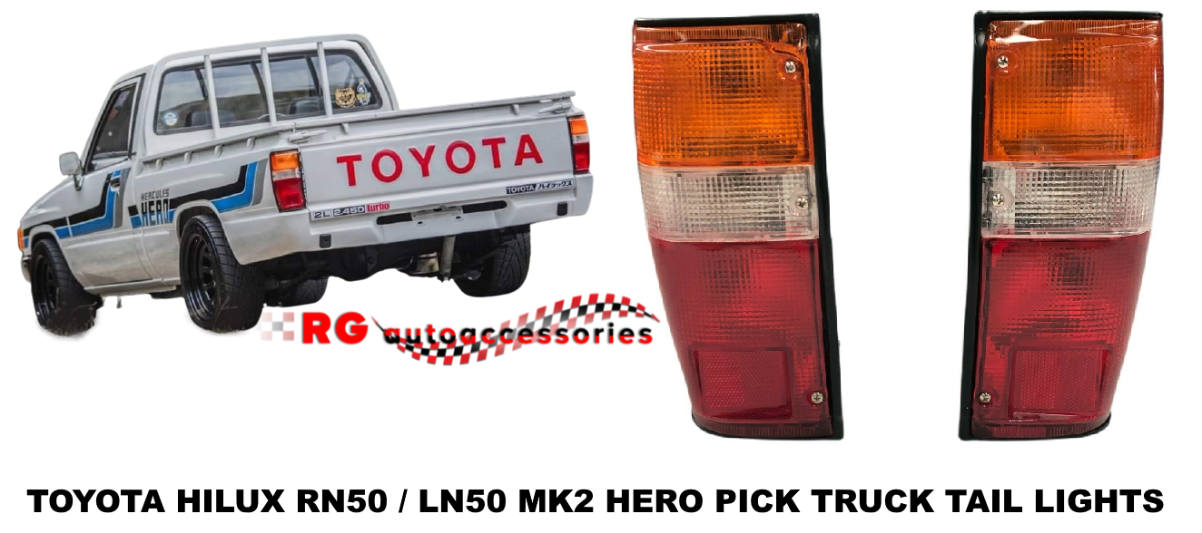 TOYOTA HILUX RN50 LN50 HERO MK11 PICK UP TRUCK REAR TAIL LIGHTS (1)